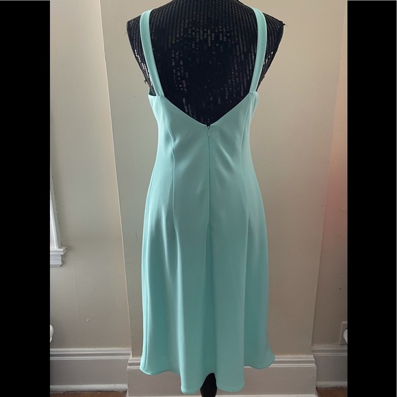 Evan Picone Mint Green Dress Size 10 - Picture 4 of 9